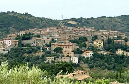 Visione panoramica di Seggiano