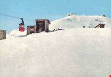 Arrivo Funivia a Pian Cavallaro e visione del Monte Cimone