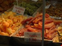 Stand di frurra al mercato Winterfeldt