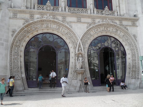 Particolare ingresso metropolitana Rossio