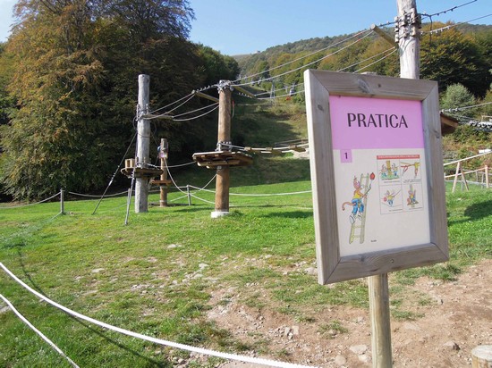 Inizio del "percorso prova"