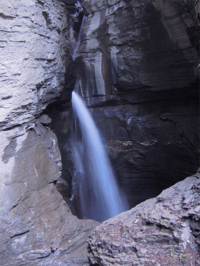Cascata di acque termali