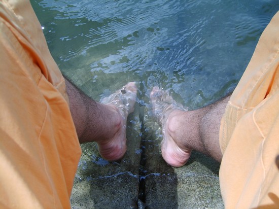 Piedi a mollo