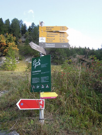 indicazioni per i percorsi