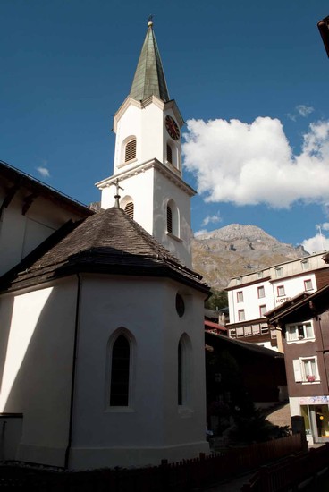 Retro chiesa di Leukerbad
