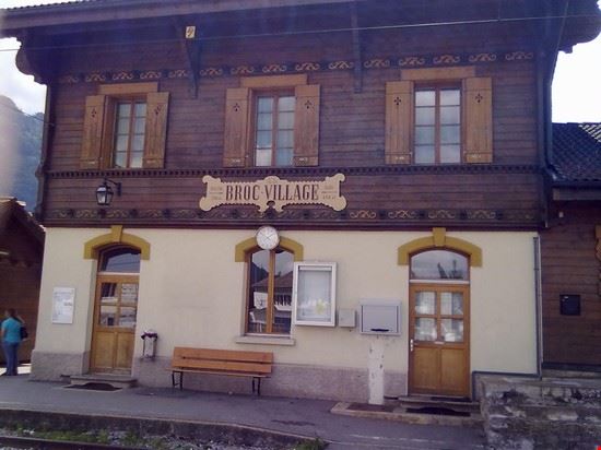 La fabbrica di cioccolato a Broc, Gruyère Berna  
