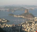 Veduta dall'alto della Baia di Guanabara Veduta dall'alto della Baia di Guanabara