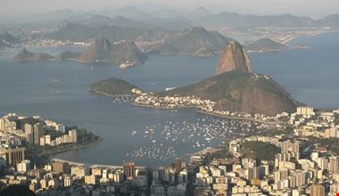 rio de janeiro veduta dall alto della baia di guanabara rio de janeiro veduta dall alto della baia di guanabara