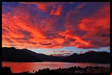Tramonto sul lago Maggiore