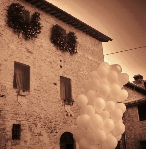 Matrimonio in Toscana, a Certaldo Alto (FI)