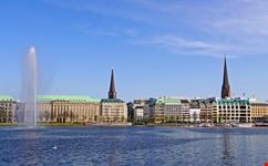 amburgo amburgo e il lago di alster