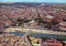 roma veduta aerea di castel s angelo