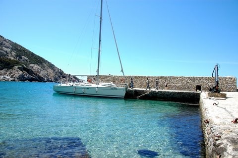 L'approdo dell'Isola di Montecristo