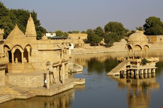  Il lago è un posto veramente magico a Jaisalmer  