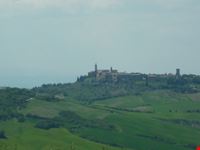 Pienza  vista da Monticchiello