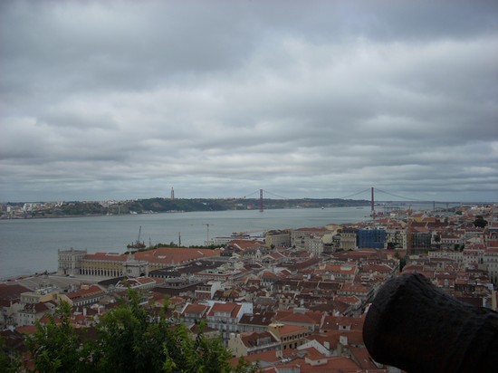 Lisbona vista dal Castello