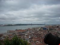 Lisbona vista dal Castello