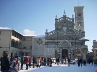 Duomo di Prato dopo una nevicata