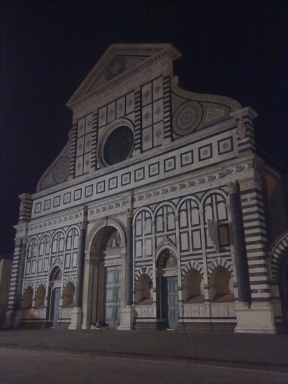 Santa Maria Novella - Facciata (vista notturna)