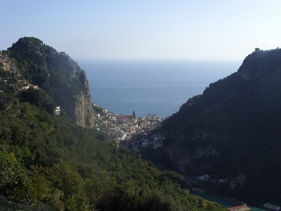 Panorama dal percorso del Vallone delle Ferriere