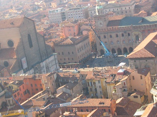 Torre Asinelli: Panorama dall'alto