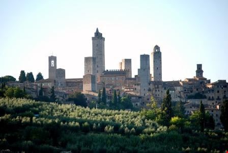 Panorama In una stradina laterale mi sono goduta una delle bellezze Toscane: San Gimignano.  
