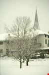 campanile innevato