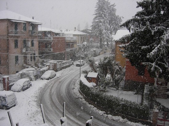 Cave sotto la neve del 2012