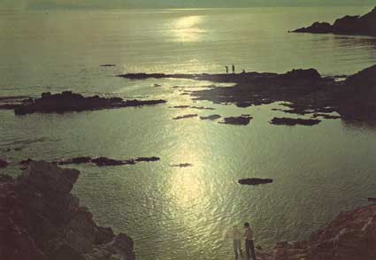 Suggestivo tramonto sul mare