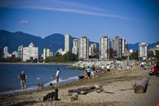 vancouver kits beach la spiaggia di kitsilano