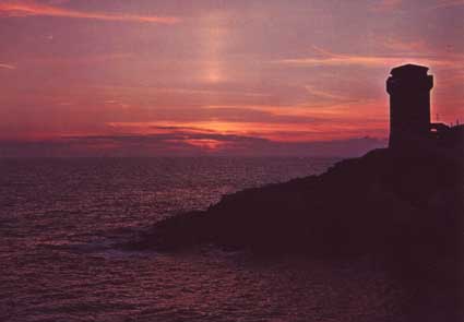 Tramonto su Calafuria