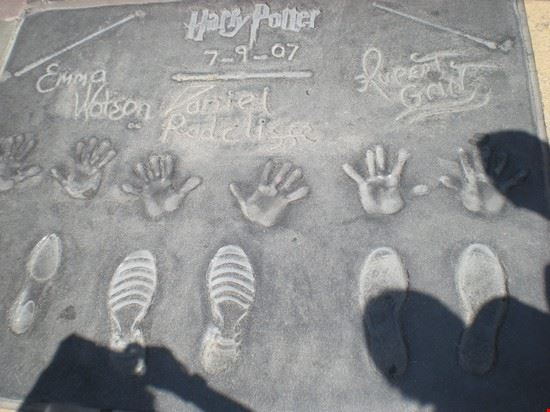 Impronte di Emma Watson, Daniel Racliffe e Rupert Grint!!  