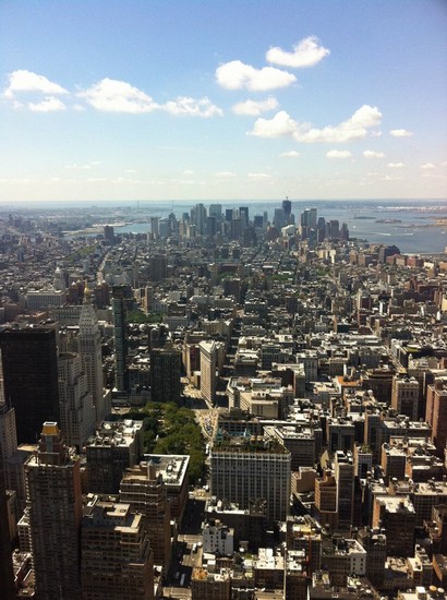 veduta di new york