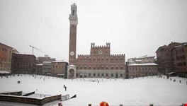 Siena innevata