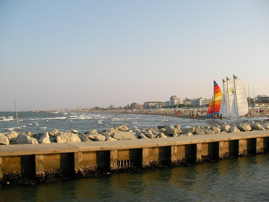 Milano Marittima dal mare