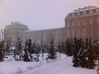 la reggia di Venaria sotto la neve