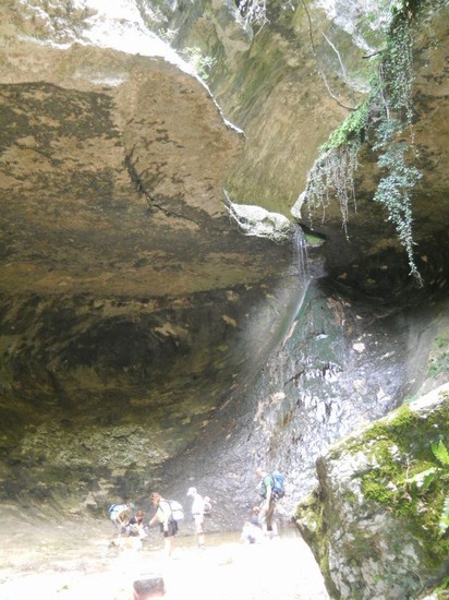 una delle cascate
