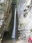 cascata con ponte sospeso da cui ho fatto la foto successiva