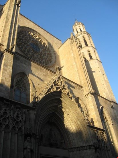 Santa Maria del Mar La chiesa di Santa Maria del Mar, a Barcellona  