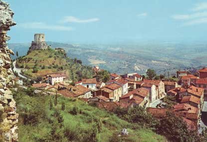 Panorama e Rocca dei Salimbeni