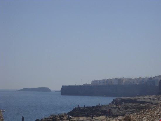 La costa Polignano a Mare  