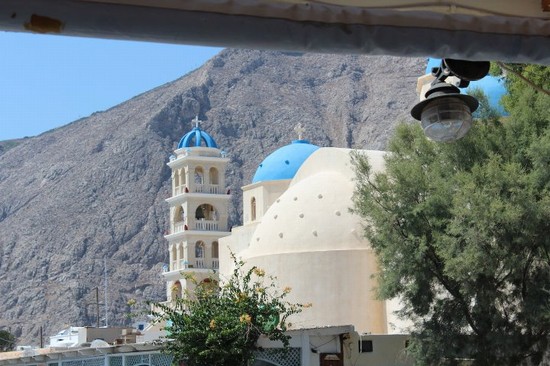particolare santorini