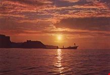 Tramonto sul mare