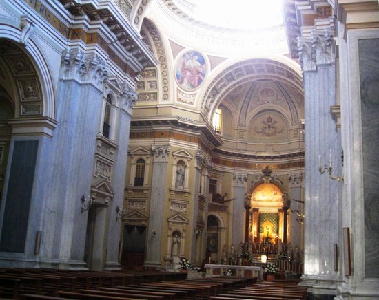 Particolare della chiesa dell'Incoronata di Capodimonte