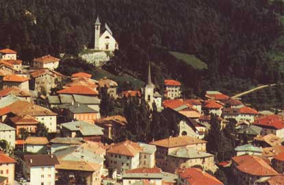 Veduta parziale del centro abitato