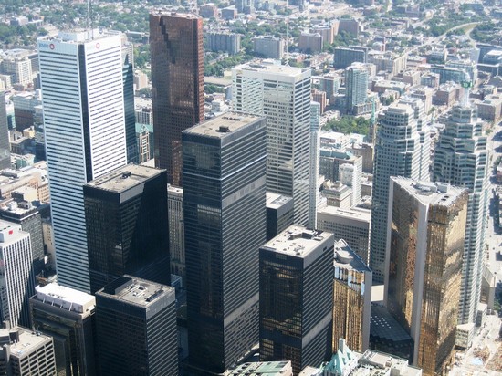 panorama dalla cn tower