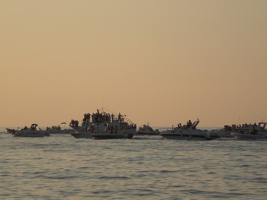 processione a mare di Maria SS.