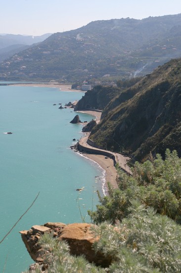scogli dall'alto