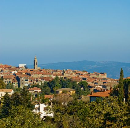 Montalcino vista dall'alto