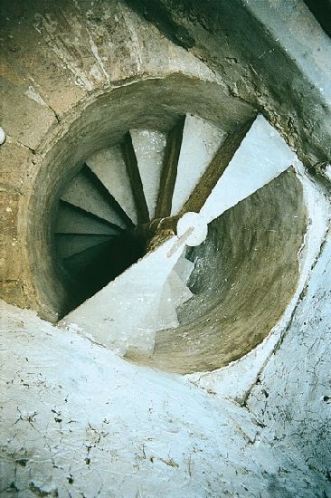 scala delle Segrete (disegno leonardesco)